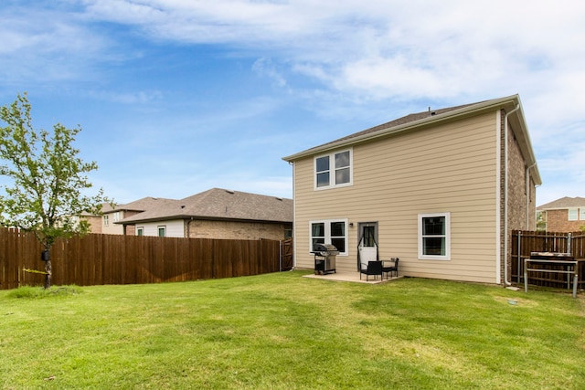 418 Madison Way, Princeton, TX 75407 - back of property featuring a fenced backyard and a patio