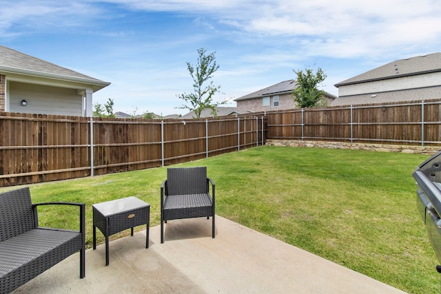 418 Madison Way, Princeton, TX 75407 - fenced backyard featuring a patio area