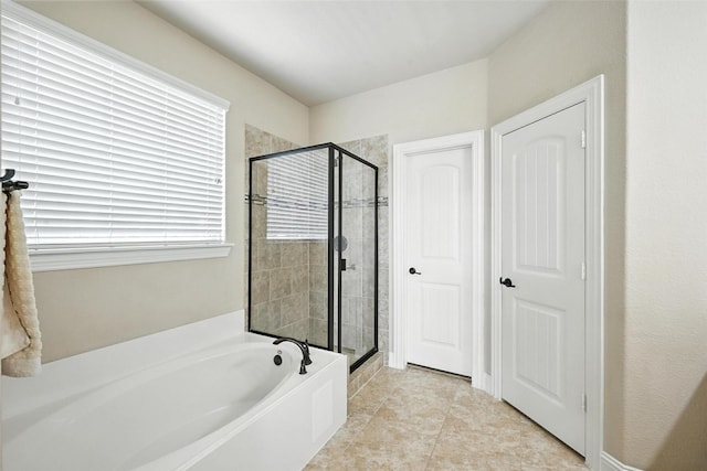 10704 Parnell Dr, Mckinney, TX 75072 - full bathroom with a bath and a stall shower