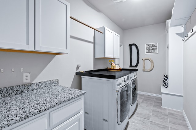 180 Highbridge Ln, Prosper, TX 75078 - laundry room with separate washer and dryer and cabinet space