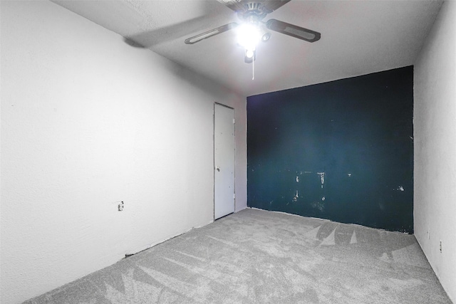 221 E 7th St, Weatherford, TX 76086 - empty room with carpet flooring and a ceiling fan