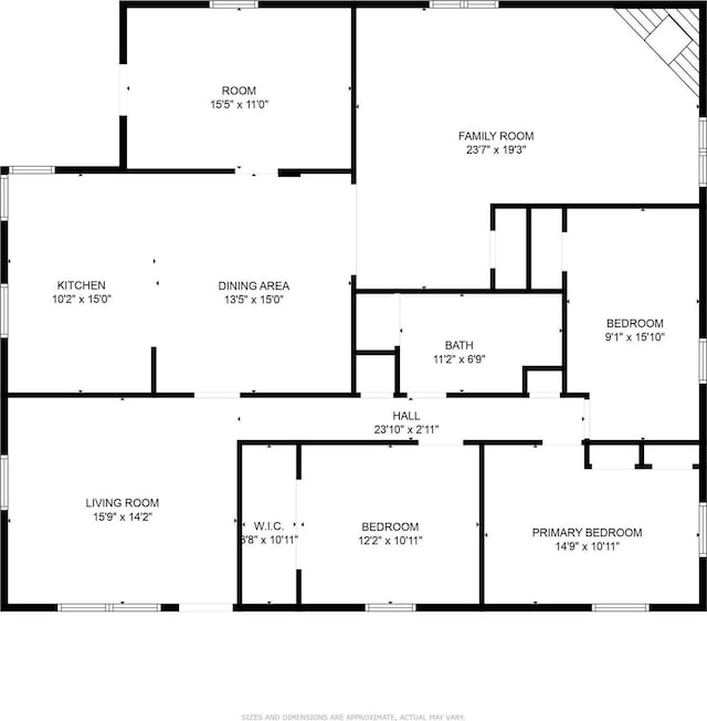 221 E 7th St, Weatherford, TX 76086 - view of room layout