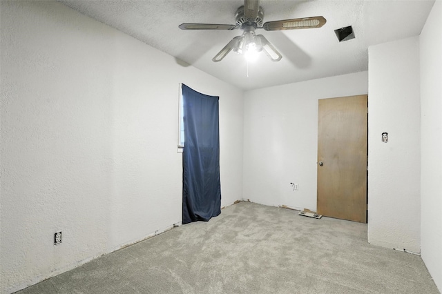 221 E 7th St, Weatherford, TX 76086 - spare room with ceiling fan and carpet