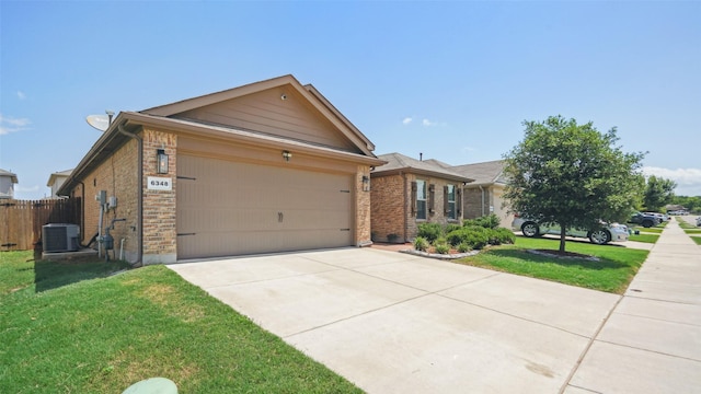 6348 Porthole Ln, Fort Worth, TX 76179 - single story home featuring brick siding, an attached garage, and concrete driveway