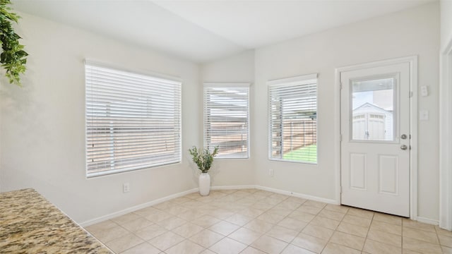 6348 Porthole Ln, Fort Worth, TX 76179 - foyer with baseboards and light tile patterned floors