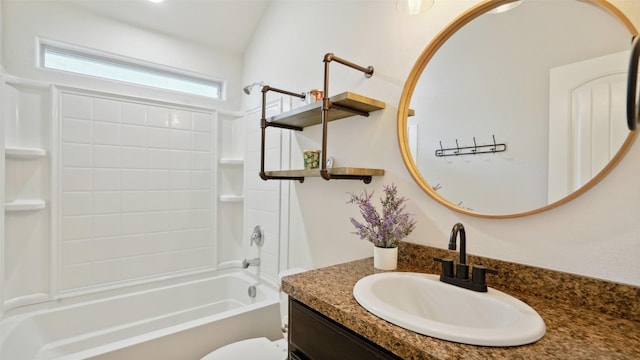 6348 Porthole Ln, Fort Worth, TX 76179 - bathroom with vanity and  shower combination