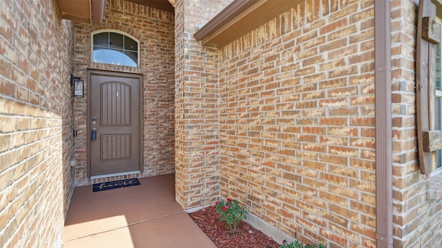 6348 Porthole Ln, Fort Worth, TX 76179 - doorway to property featuring brick siding