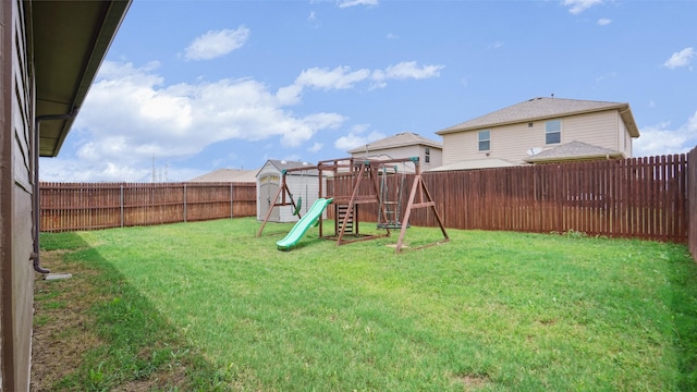 6348 Porthole Ln, Fort Worth, TX 76179 - fenced backyard featuring a playground
