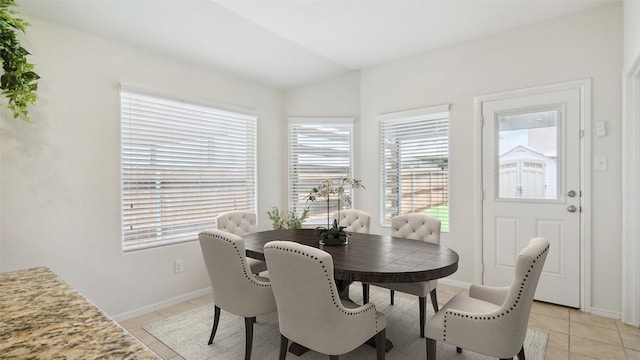 6348 Porthole Ln, Fort Worth, TX 76179 - dining space featuring healthy amount of natural light and light tile patterned flooring