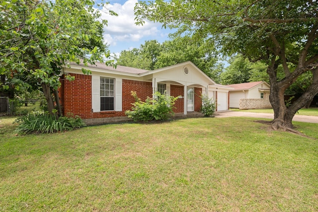 721 SW Hillside Dr, Burleson, TX 76028 - single story home featuring driveway, a garage, and brick siding