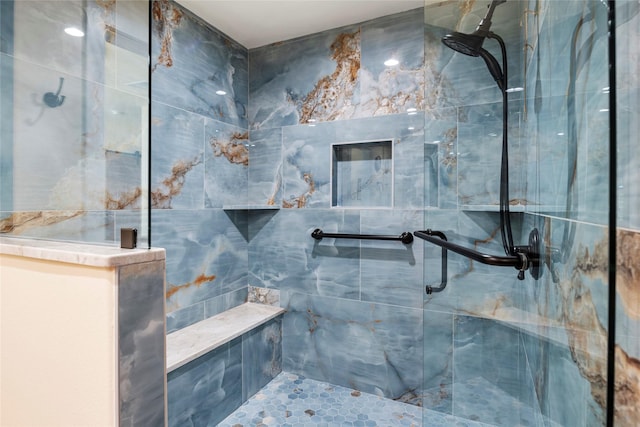 750 Emerald Sound Blvd, Oak Point, TX 75068 - bathroom with a stall shower