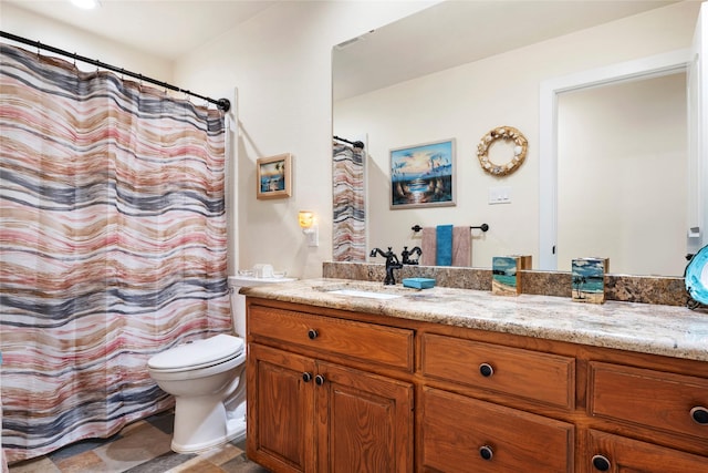 750 Emerald Sound Blvd, Oak Point, TX 75068 - bathroom with vanity and curtained shower