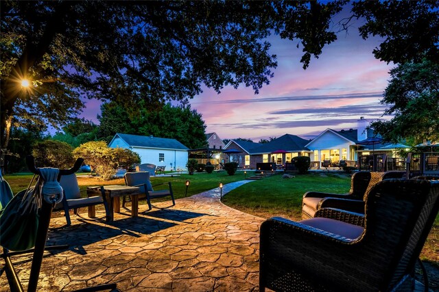 750 Emerald Sound Blvd, Oak Point, TX 75068 - view of patio