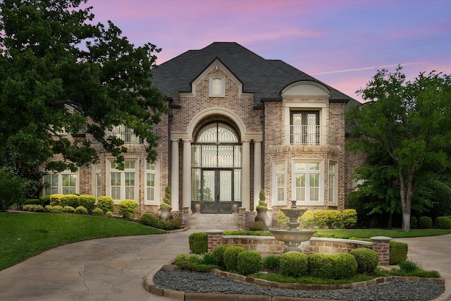 5106 Oak Ln, Arlington, TX 76017 - view of front of property featuring brick siding and french doors