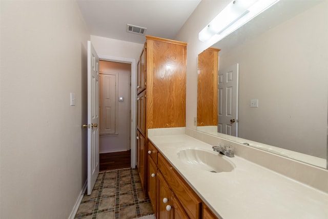 103 Irvin Ln, Mount Vernon, TX 75457 - bathroom featuring vanity and tile patterned floors
