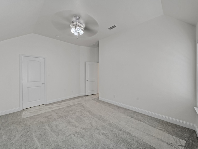12815 Lourdes Ln, Frisco, TX 75035 - additional living space featuring lofted ceiling, ceiling fan, and light carpet