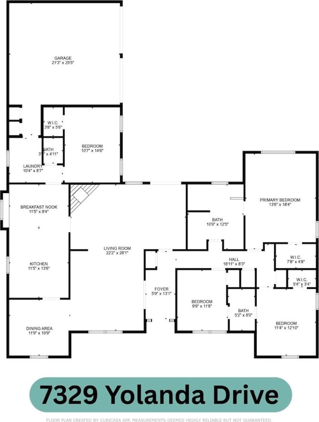 7329 Yolanda Dr, Fort Worth, TX 76112 - view of home floor plan
