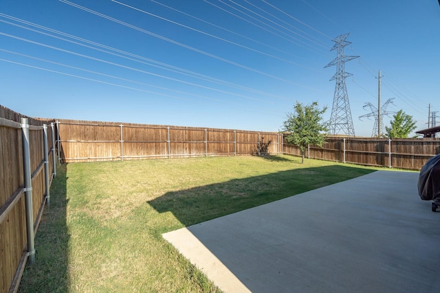 14613 Martin Creek Cv, Fort Worth, TX 76262 - fenced backyard with a patio area