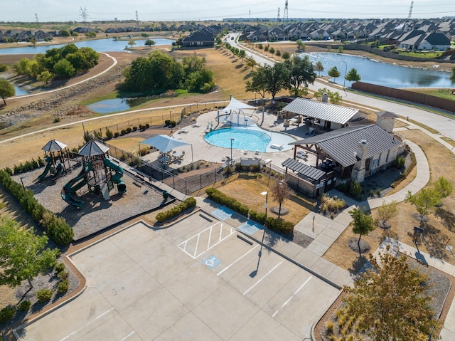 14613 Martin Creek Cv, Fort Worth, TX 76262 - drone / aerial view of a nearby body of water