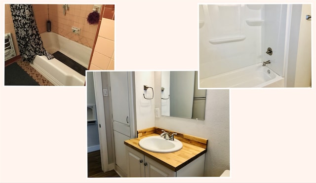 716 Kessler Blvd, Sherman, TX 75092 - full bathroom with shower / tub combo and vanity