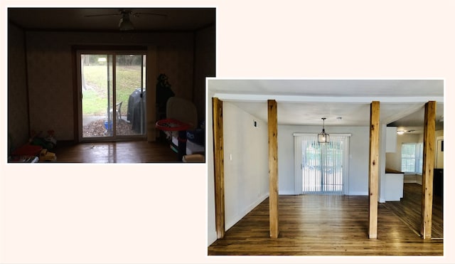 716 Kessler Blvd, Sherman, TX 75092 - entryway featuring wood finished floors
