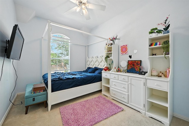 890 Wind Brook Ln, Prosper, TX 75078 - bedroom featuring light colored carpet and ceiling fan