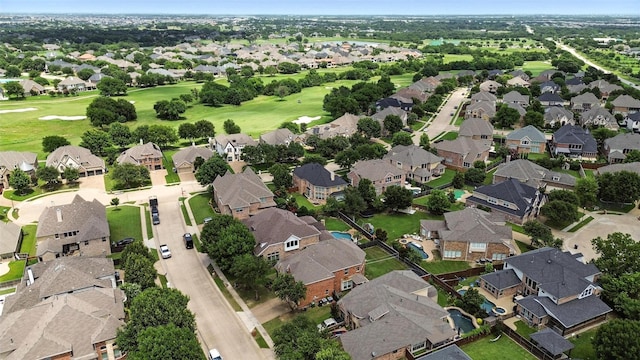 890 Wind Brook Ln, Prosper, TX 75078 - aerial overview of property's location featuring nearby suburban area and a golf course