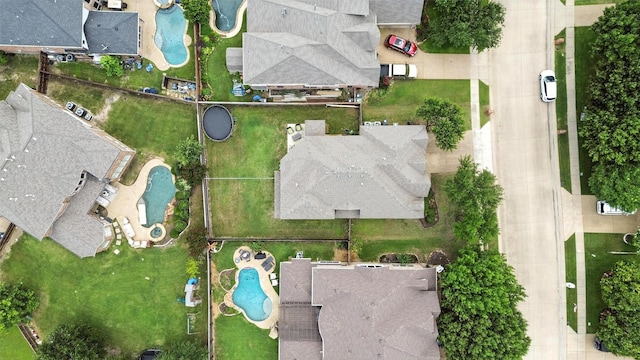 890 Wind Brook Ln, Prosper, TX 75078 - aerial view of property and surrounding area with a pool area