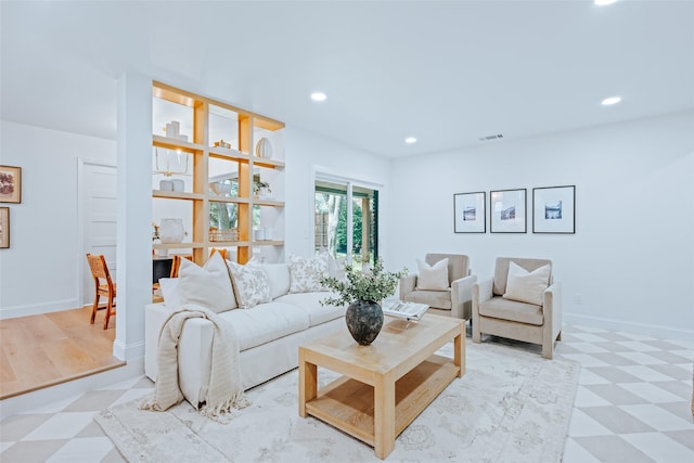 9311 Mercer Dr, Dallas, TX 75228 - living area with light flooring and recessed lighting