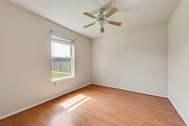 1147 Serendipity Cir, Sanger, TX 76266 - unfurnished room with light wood-style flooring and ceiling fan