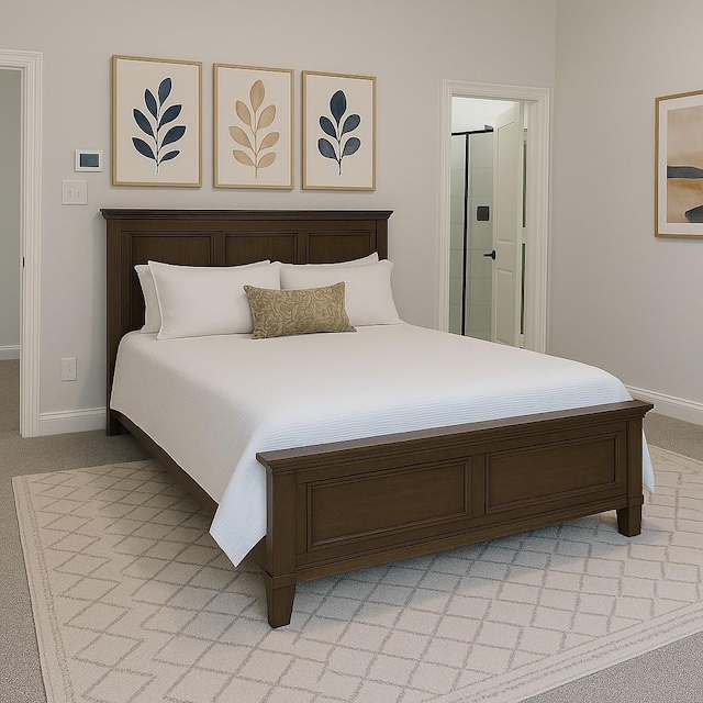 617 Saragosa Ct, Mckinney, TX 75071 - bedroom with baseboards and light carpet