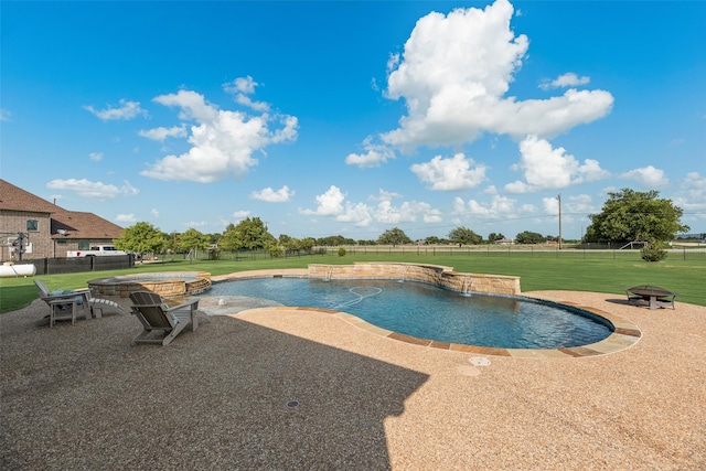 11088 Whispering Ln, Talty, TX 75126 - view of swimming pool with a patio area