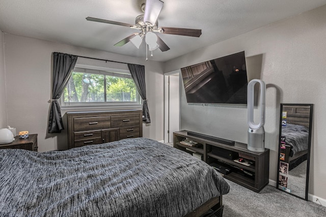 3401 Medallion Cir, Waco, TX 76706 - bedroom featuring carpet flooring and ceiling fan