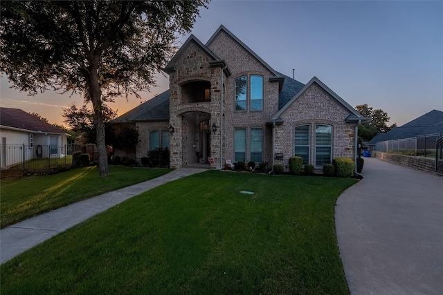 2 Pond View Ct, Mansfield, TX 76063 - french country home featuring brick siding