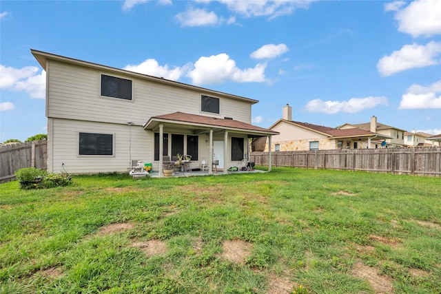 5805 Cobalt Ln, Killeen, TX 76542 - rear view of property with a fenced backyard and a patio area