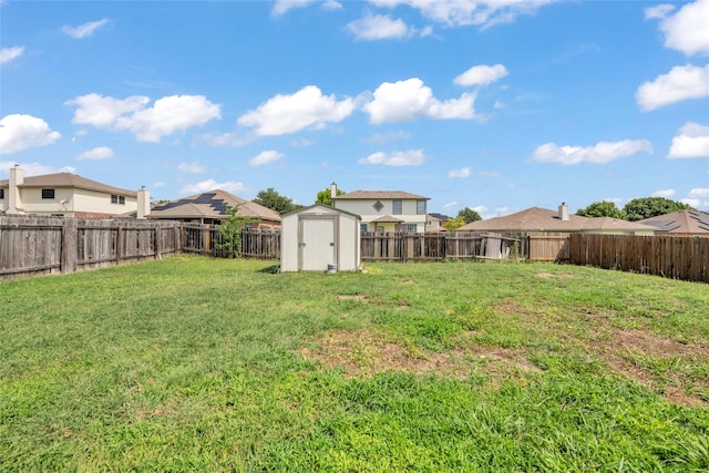 5805 Cobalt Ln, Killeen, TX 76542 - fenced backyard with a shed and a residential view