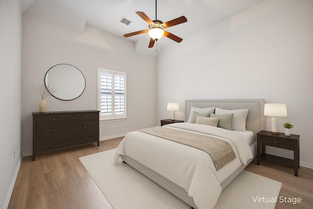 149 Silver Valley Ln, Fort Worth, TX 76108 - bedroom with light wood-style flooring and a ceiling fan