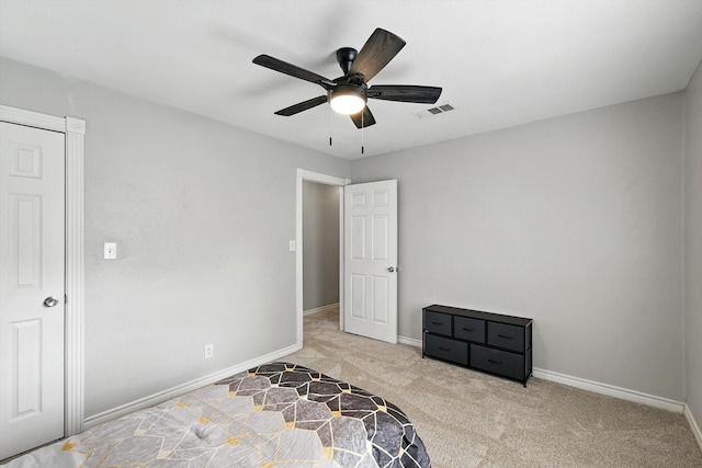 200 Arcadia St, Hurst, TX 76053 - unfurnished bedroom with carpet flooring and a ceiling fan