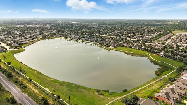 200 Arcadia St, Hurst, TX 76053 - aerial perspective of suburban area featuring a large body of water