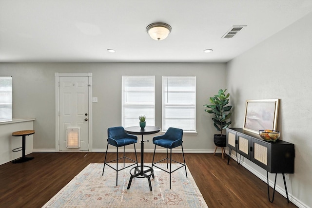 200 Arcadia St, Hurst, TX 76053 - dining area with wood finished floors and recessed lighting