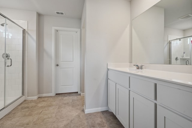 5912 Piedrosa Ct, Denton, TX 76226 - full bathroom with a stall shower and vanity
