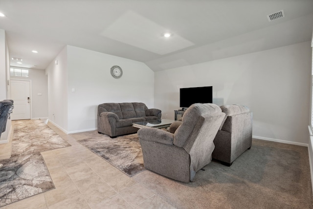 5912 Piedrosa Ct, Denton, TX 76226 - living area featuring recessed lighting and baseboards