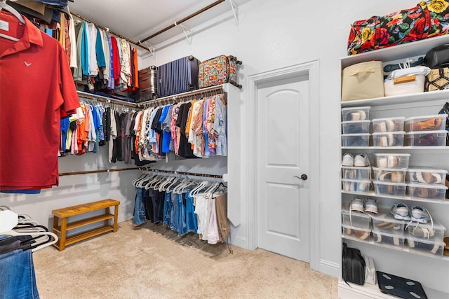 10309 Creekside Ln, Waco, TX 76712 - walk in closet featuring carpet flooring