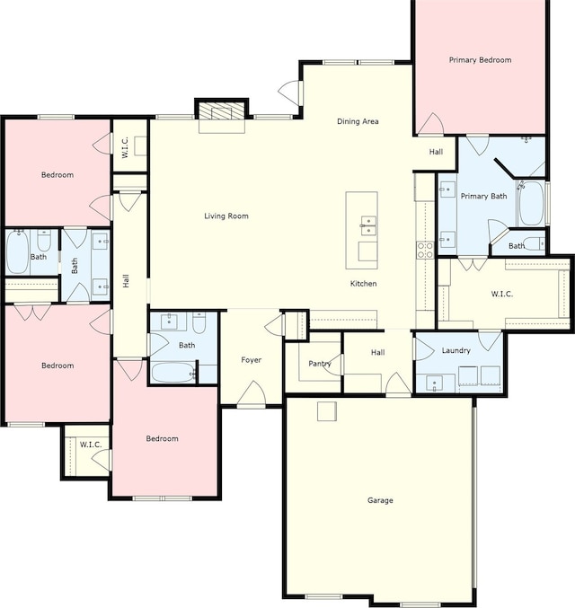10309 Creekside Ln, Waco, TX 76712 - view of home floor plan