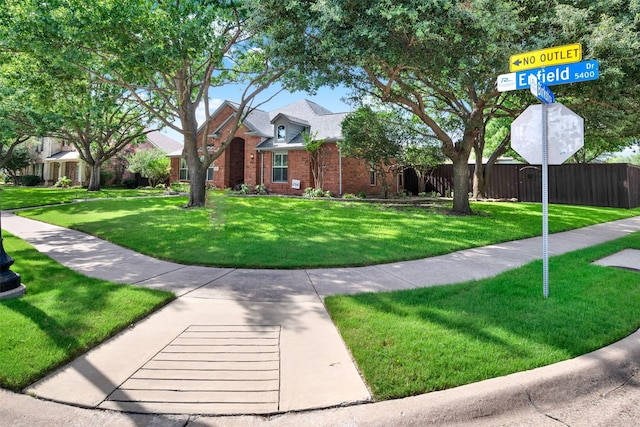 5405 Enfield Dr, Richardson, TX 75082 - view of front of house featuring brick siding