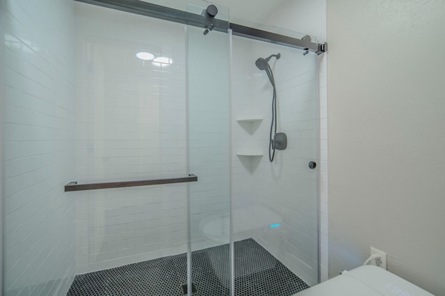 5209 Cordova Ave, Fort Worth, TX 76132 - bathroom featuring a shower stall and toilet