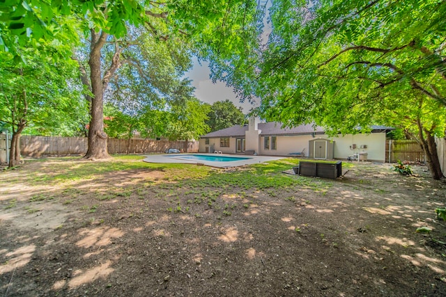 5209 Cordova Ave, Fort Worth, TX 76132 - fenced backyard with a patio area