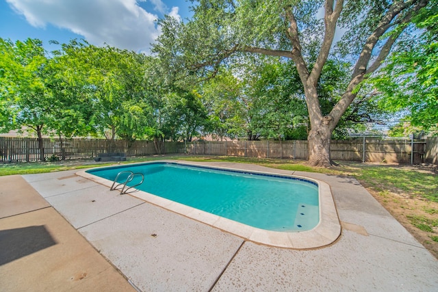 5209 Cordova Ave, Fort Worth, TX 76132 - view of swimming pool with a patio and a fenced backyard