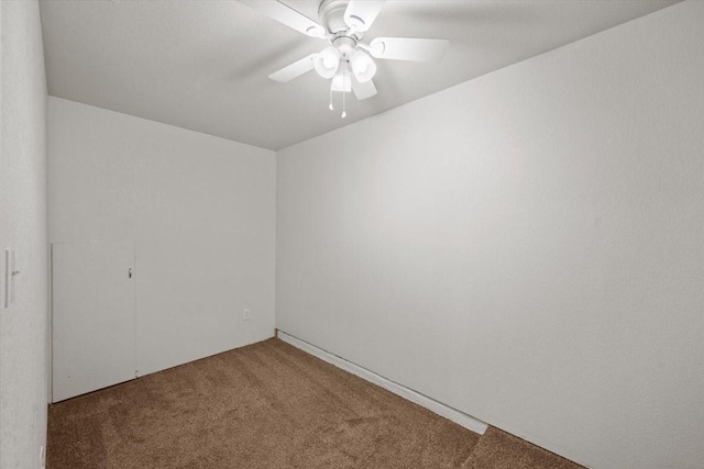 9444 Centennial Dr, Waco, TX 76708 - carpeted spare room with ceiling fan