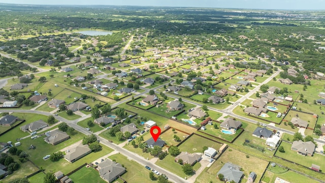 123 Rolling Spring Dr, Aledo, TX 76008 - aerial overview of property's location with a nearby body of water